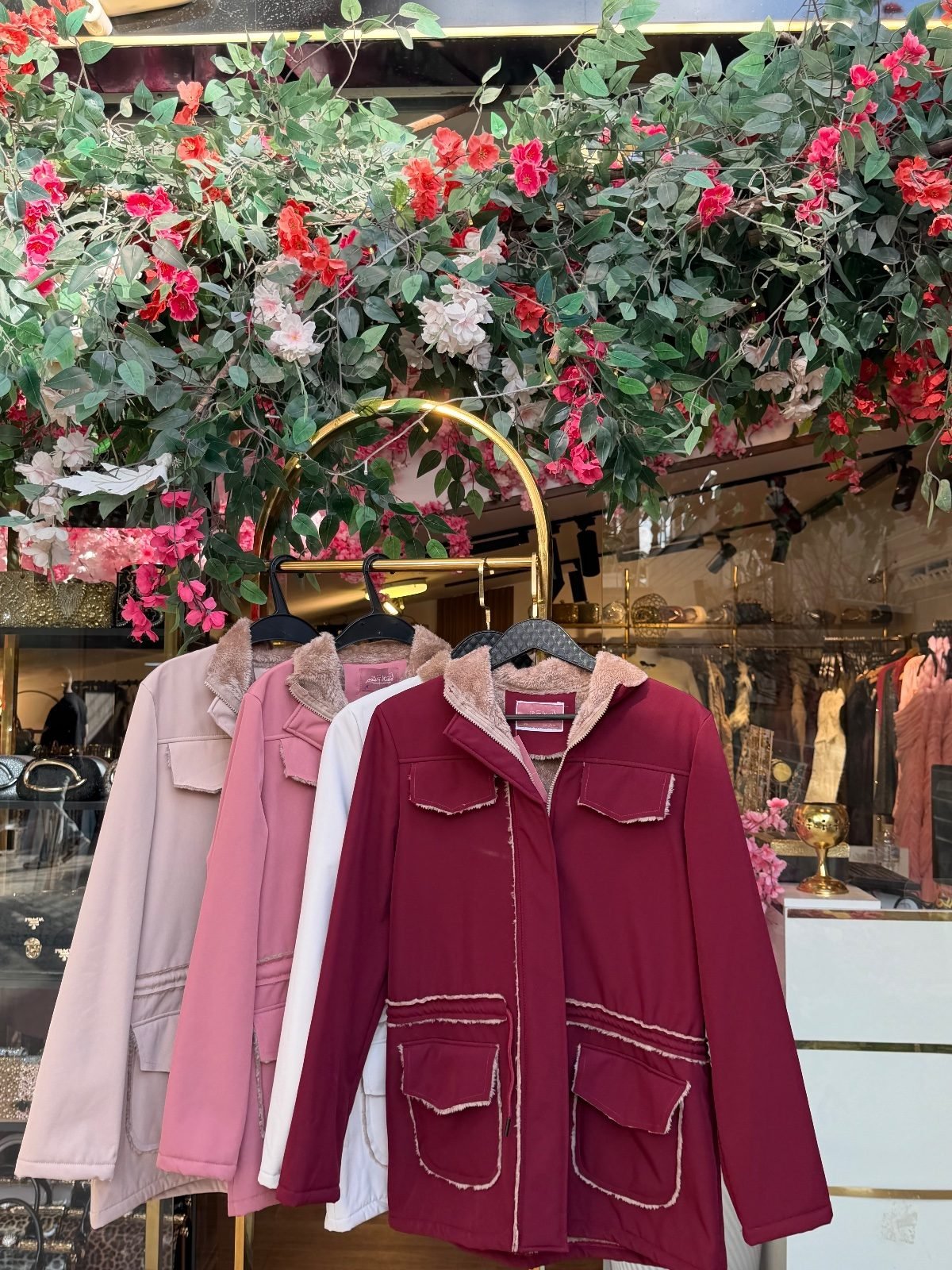 Fur Jacket with Front Pockets
